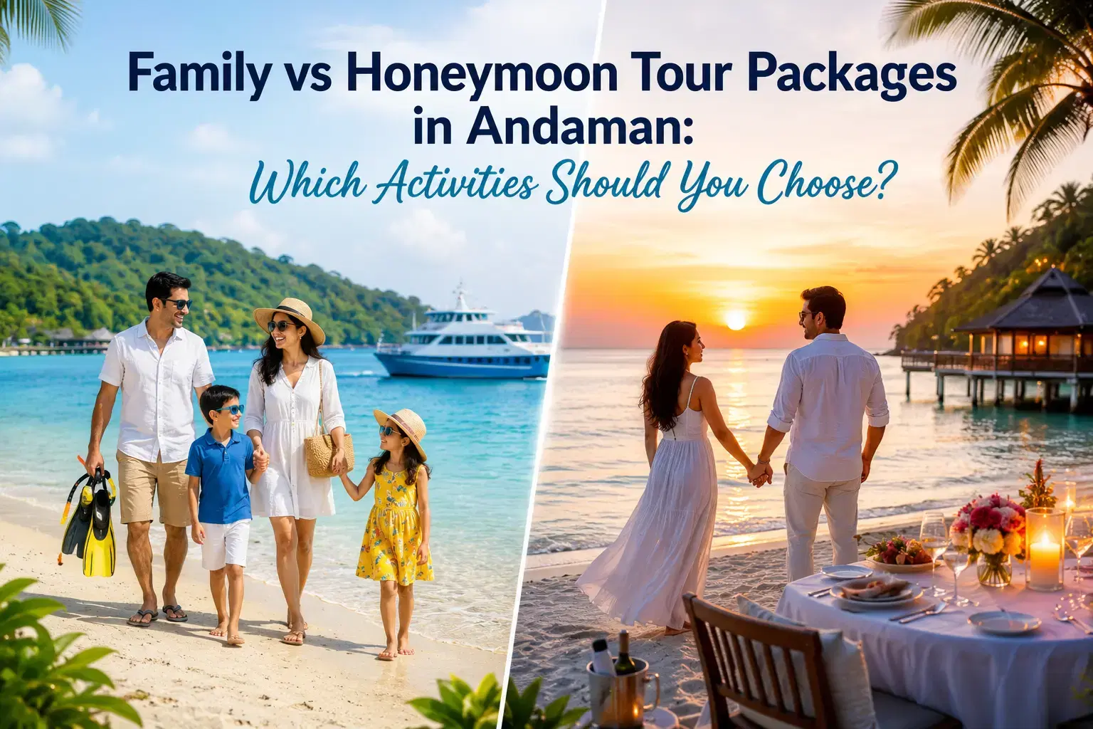 Family vs Honeymoon Tour Packages in Andaman