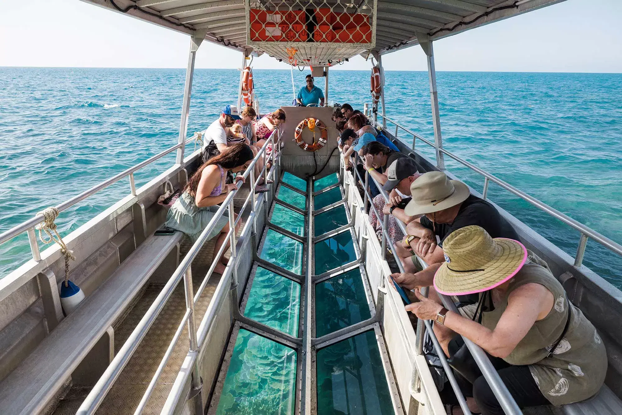 Explore Coral Wonders - Glass Bottom Boat Ride at North Bay Island